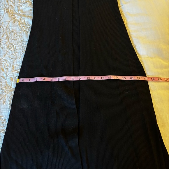 WHBM White House Black Market Long Black Cardigan Sweater Wool Blend S Small TTS - Picture 13 of 14